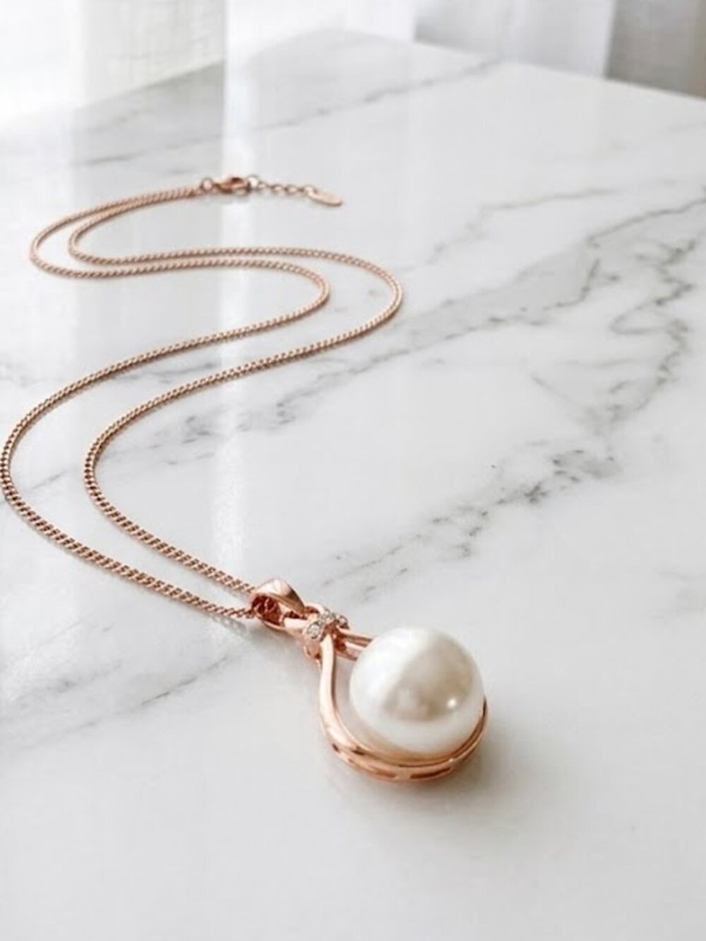 Waterdrop Pearl Necklace - Gorgeous Ladies Elegant Necklace